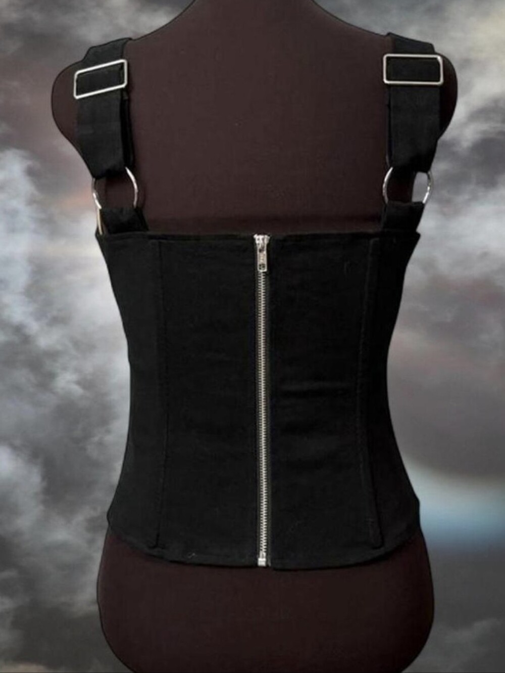 Forest Ink Black Dolly Corset XL Like New - Picture 3 of 7
